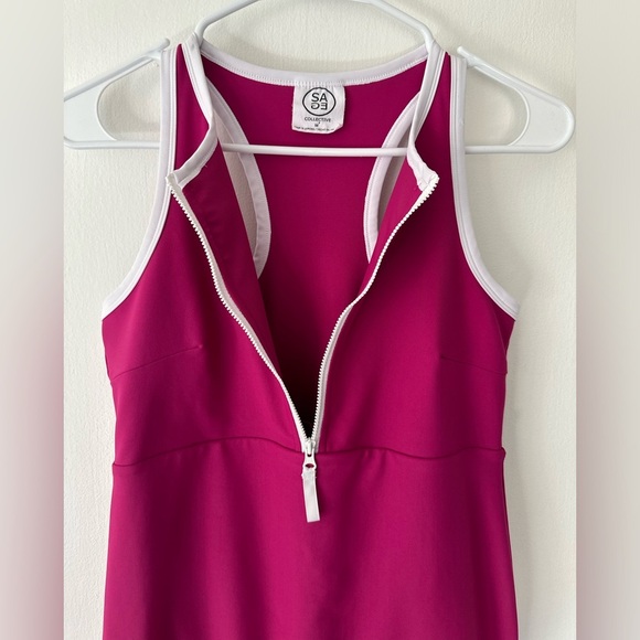 Sage Collective Ladies Active Tennis Dress with Short, Pink. Size Medium - Picture 5 of 13